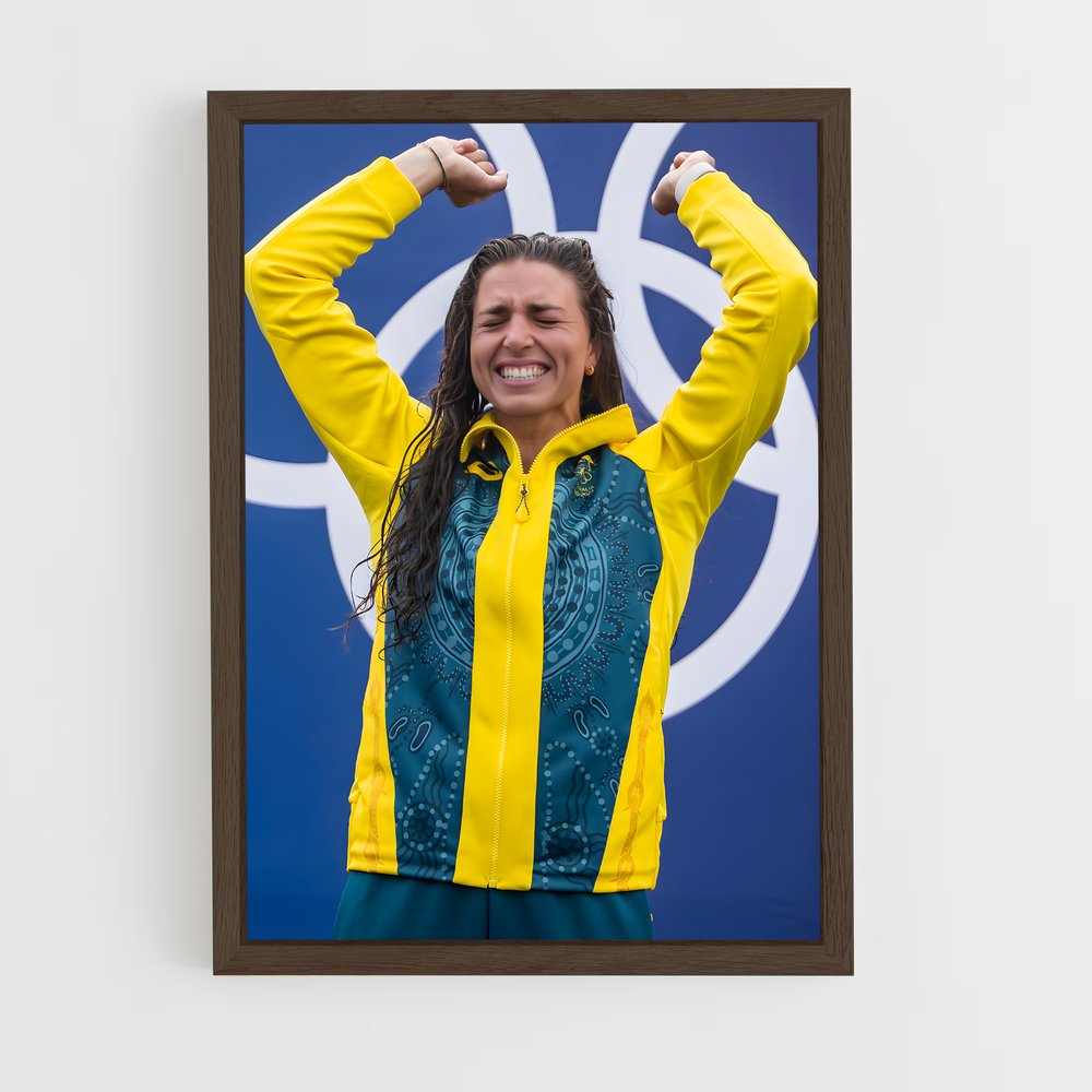Poster Aventure en Jaune – affiche Canoë-kayak (vue 5)